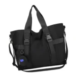 Spacious Casual Nylon Crossbody Tote Bag with Adjustable Shoulder Strap Practical and Waterproof for Commuters Outdoor Travel