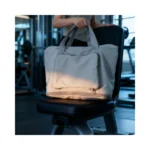 Foldable Fitness Travel Bag Waterproof Casual Sports Tote Gym Travel Bag Solid Color Nylon Outdoor Luggage Bag